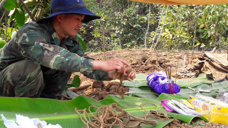 Quảng Trị: Phát hiện 2 bộ hài cốt liệt sĩ tại bản Pa Nho