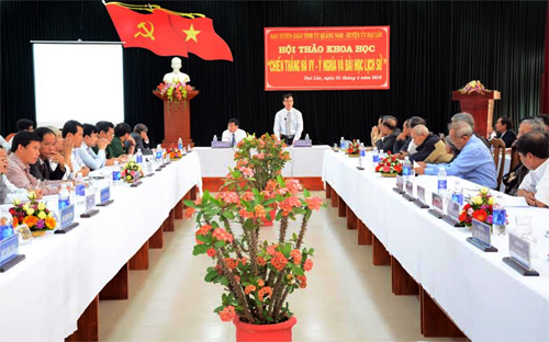 Hội thảo khoa học về chiến thắng Hà Vy
