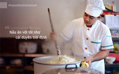 Nguyễn Khắc Huy-người đầu bếp xuất sắc từ việc làm bình dị
