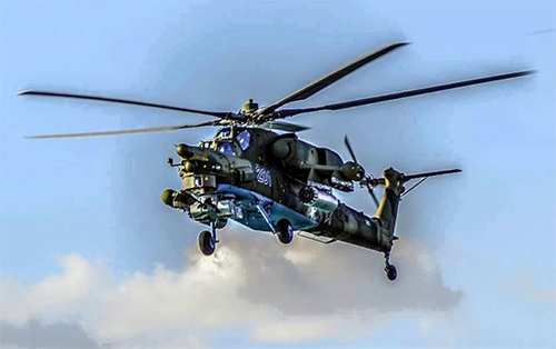 “Thợ săn đêm” Mi-28N “thể hiện sức mạnh” ở Syria