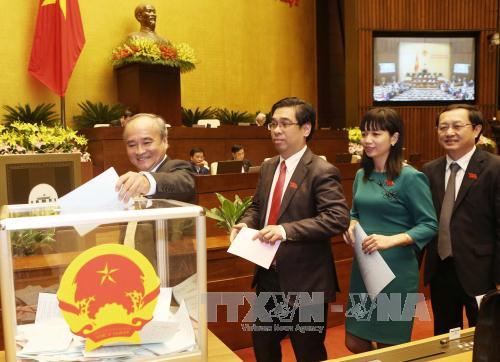 Các đồng chí Trương Hòa Bình, Vương Đình Huệ, Trịnh Đình Dũng được phê chuẩn làm Phó thủ tướng Chính phủ