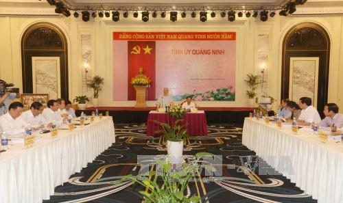 Làm việc tại Quảng Ninh, Tổng Bí thư Nguyễn Phú Trọng:  Chủ trương đã rõ nhưng phải thực hiện cho đúng, có hiệu quả 