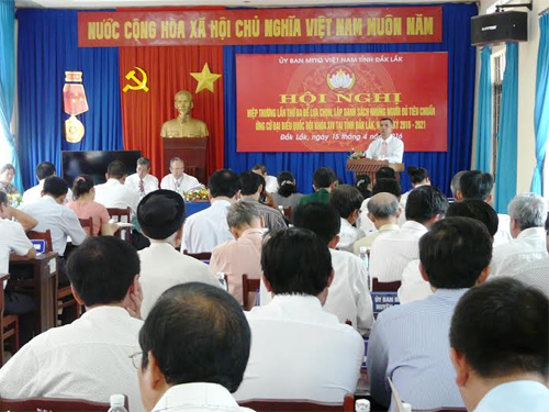 Đắk Lắk: Hiệp thương giới thiệu 11 người ứng cử đại biểu Quốc hội Khóa XIV
