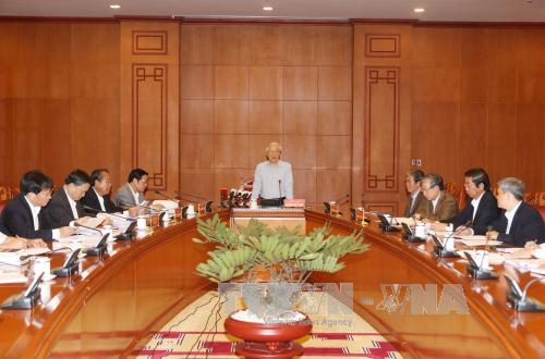 Cuộc họp Thường trực Ban Chỉ đạo Trung ương về phòng, chống tham nhũng 