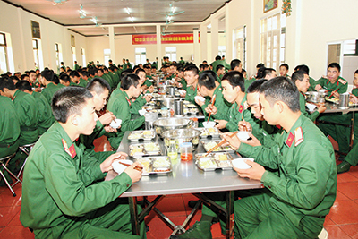 Trung tâm huấn luyện-TCHC: Chủ động bảo đảm tốt nhất mọi mặt cho chiến sĩ mới