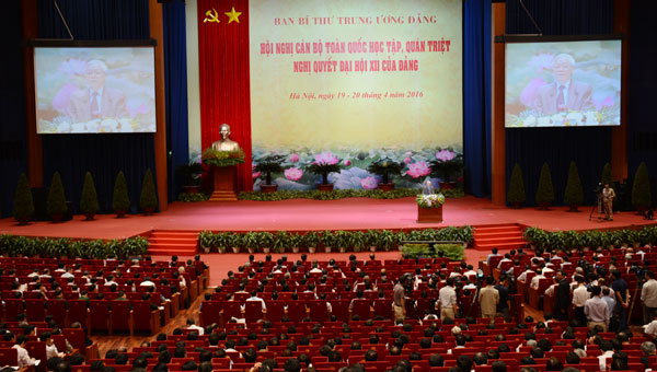 Những ý kiến tâm huyết tại Hội nghị cán bộ toàn quốc học tập, quán triệt Nghị quyết Đại hội XII của Đảng