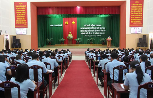 Phát động thi đua chào mừng bầu cử đại biểu Quốc hội khóa XIV và đại biểu Hội đồng nhân dân các cấp