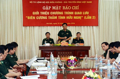 Gặp mặt báo chí giới thiệu chương trình Giao lưu “Biên cương thắm tình hữu nghị”

