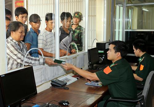 “Đồn Biên phòng kiểu mẫu” bên sông Ngàn Phố