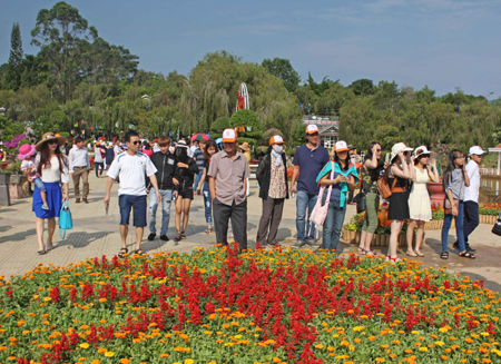 Đà Lạt thu hút khách trong những ngày nghỉ lễ