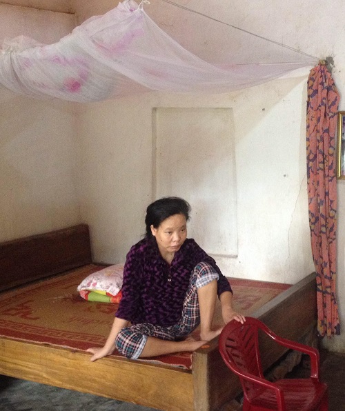 Cựu chiến binh nghèo nuôi hai con nhiễm chất độc da cam