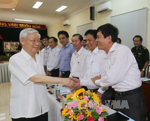 Tổng Bí thư Nguyễn Phú Trọng thăm và làm việc tại Khánh Hòa