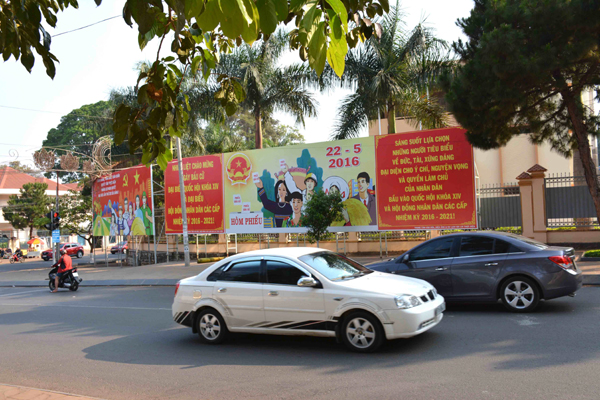 Gia Lai đẩy mạnh công tác tuyên truyền hướng về ngày bầu cử