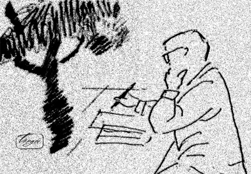 Cây lá đỏ giữa khoảng rừng xanh 
