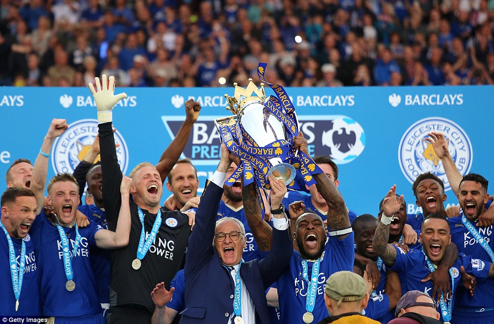 Leicester City thắng tưng bừng trong ngày đăng quang Premier League