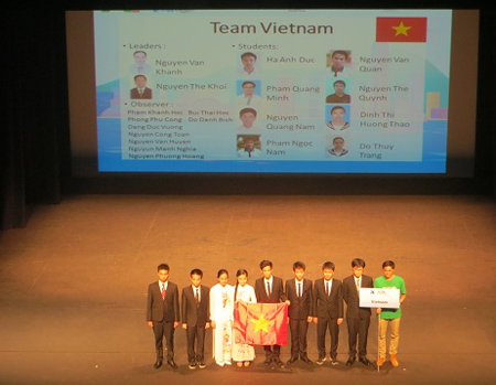 8 học sinh Việt Nam đoạt giải tại Olympic Vật lí châu Á 2016