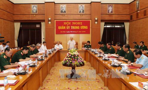 Công bố Quyết định của Bộ Chính trị chỉ định Quân ủy Trung ương, Thường vụ Quân ủy Trung ương nhiệm kỳ 2015 - 2020 