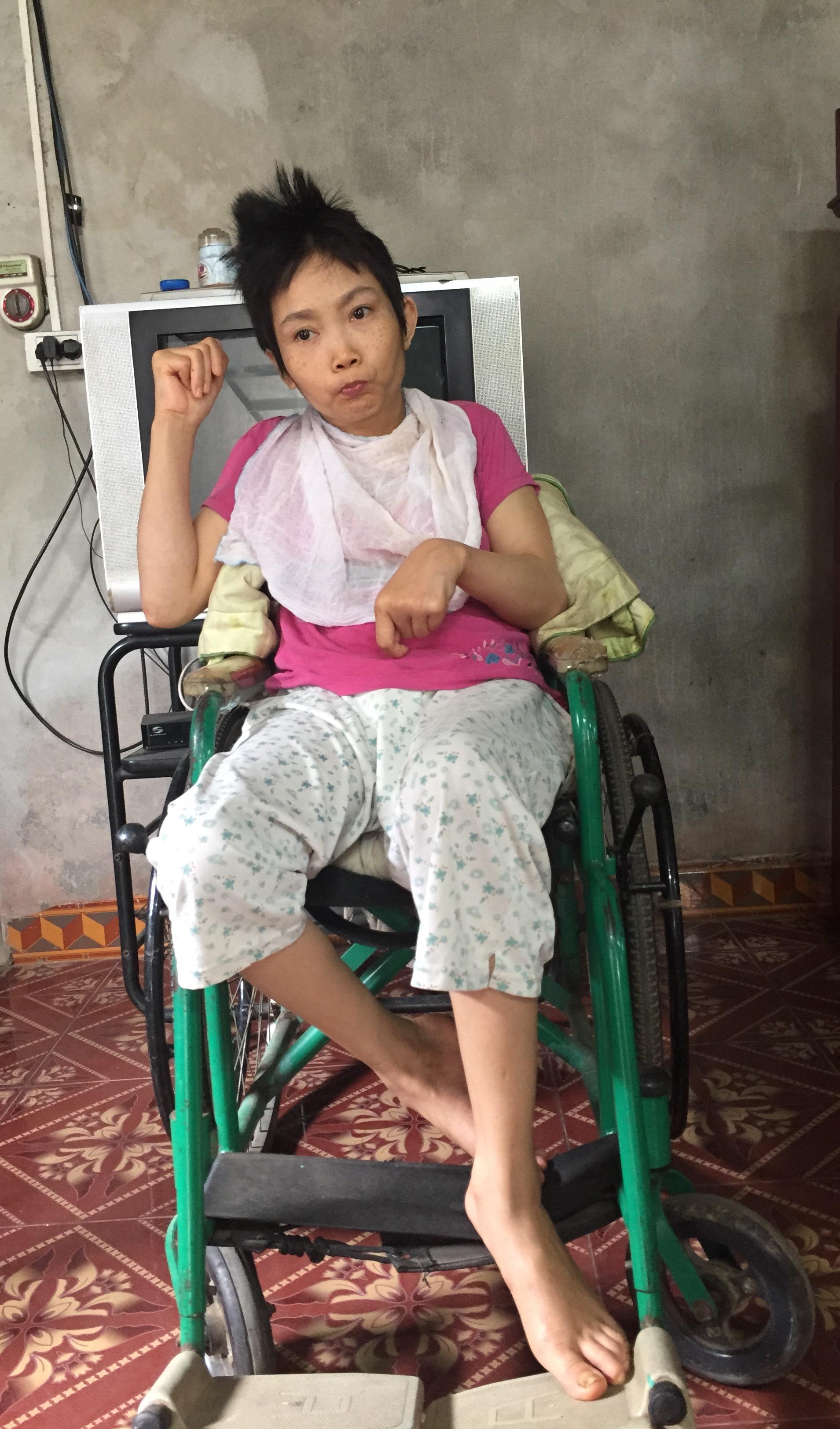 Hoàn cảnh đáng thương của chị Lê Thị Kim Oanh