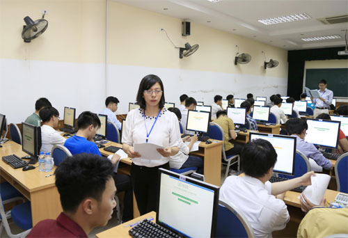 Thí sinh tự tin nhập cuộc
