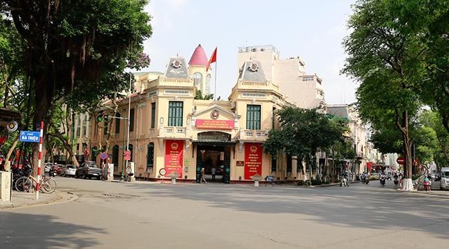 Trụ sở Công an quận Hoàn Kiếm...