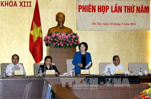 Hội đồng Bầu cử quốc gia họp phiên thứ năm