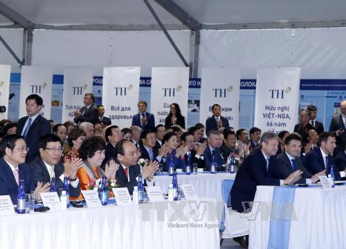 Thủ tướng Nguyễn Xuân Phúc dự Lễ khởi công dự án của Tập đoàn TH True milk tại LB Nga