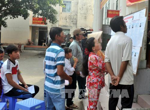 Ngày hội bầu cử sớm ở xã đảo Thổ Châu, Kiên Giang