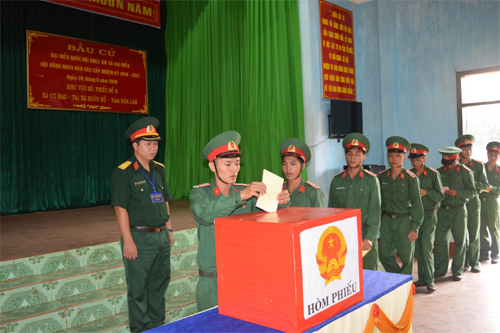 Bầu cử đúng quy định, tuyệt đối an toàn