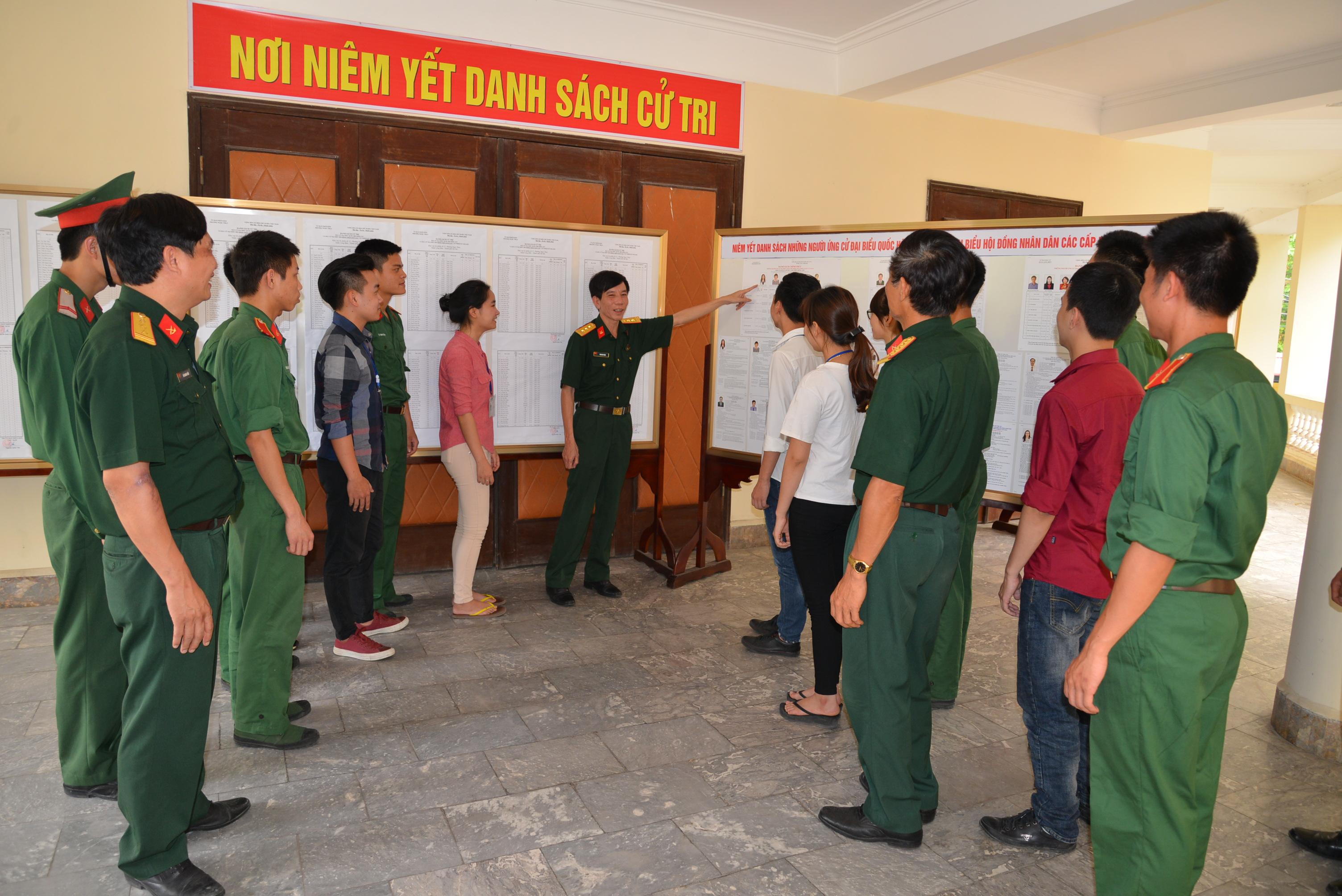 Mẫu mực, trách nhiệm trong công tác chuẩn bị bầu cử
