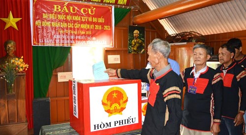 Thông tin từ Hội đồng bầu cử quốc gia: Nhiều địa phương có tỷ lệ cử tri đi bầu cao 