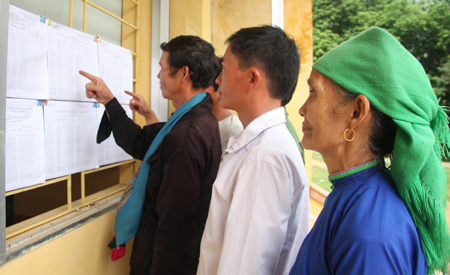 Nậm Chạc trước ngày bầu cử