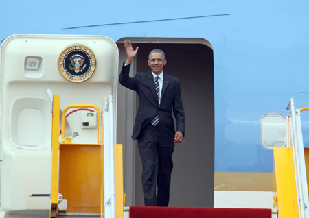 Tổng thống Hoa Kỳ Ba-rắc Ô-ba-ma thăm TP Hồ Chí Minh