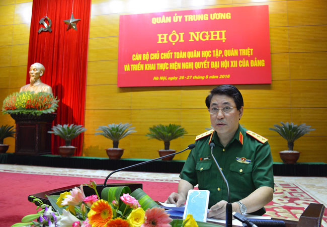 Hội nghị cán bộ chủ chốt toàn quân học tập, quán triệt, triển khai Nghị quyết Đại hội XII của Đảng