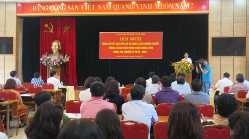 Quận Hoàn Kiếm, TP Hà Nội công bố danh sách trúng cử đại biểu HĐND quận khóa XIX