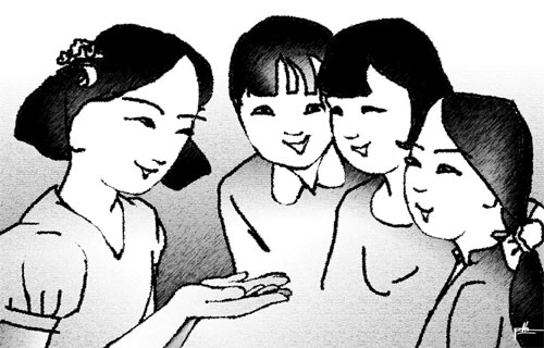 Mùa hè mà lại đeo găng tay
