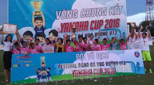 Hải Dương vô địch Festival bóng đá học đường U13 năm 2016 