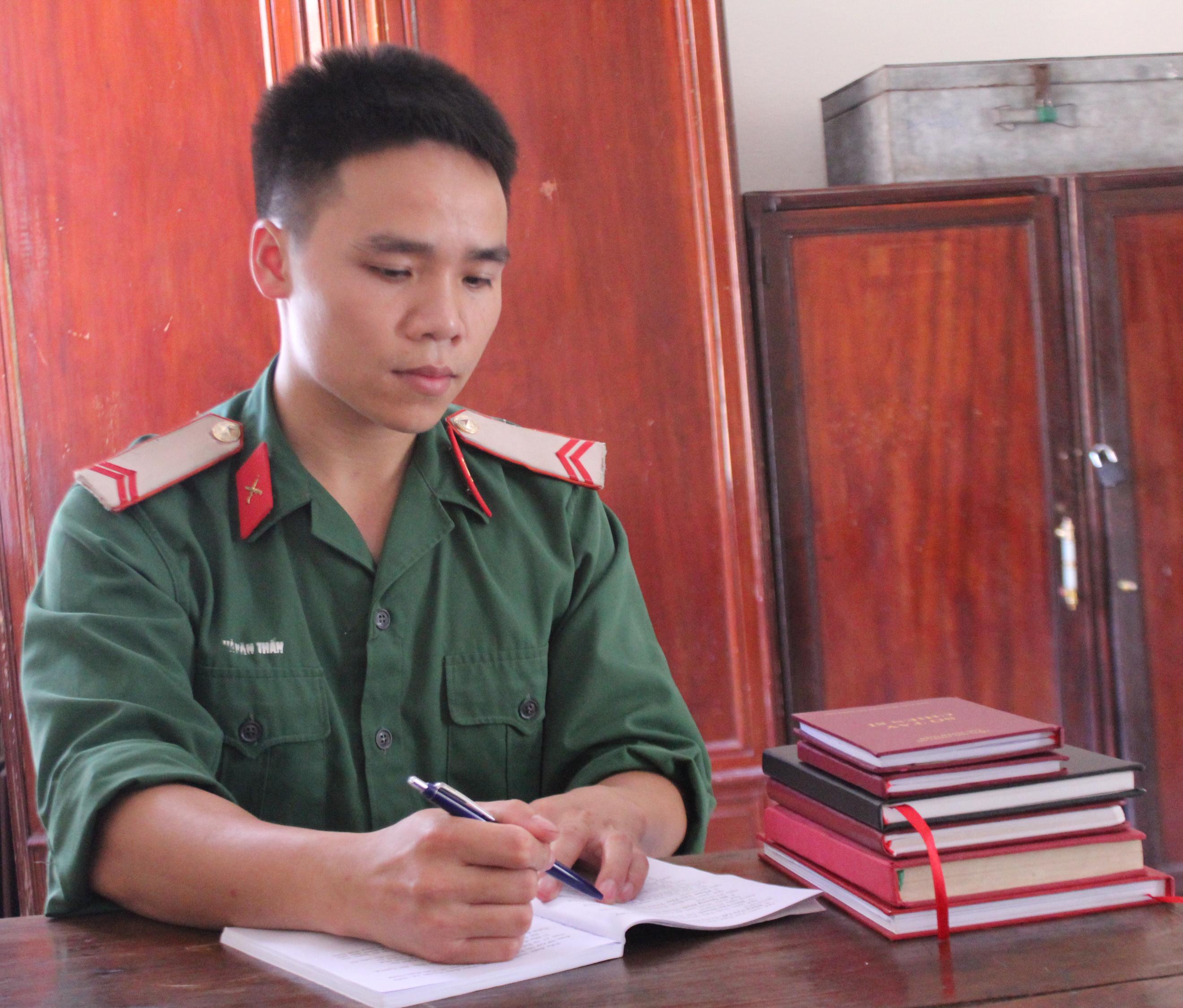 Nghị lực vượt khó và ước mong của chiến sĩ trẻ