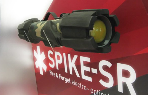 Israel giới thiệu tên lửa chống tăng Spike-SR phiên bản mới