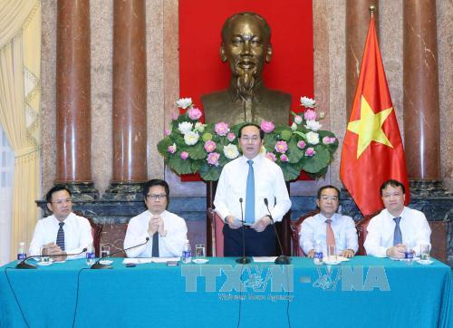 Chủ tịch nước Trần Đại Quang: Hội nhập quốc tế và tham gia các FTA thế hệ mới mở ra không gian phát triển mới cho nền kinh tế Việt Nam 
