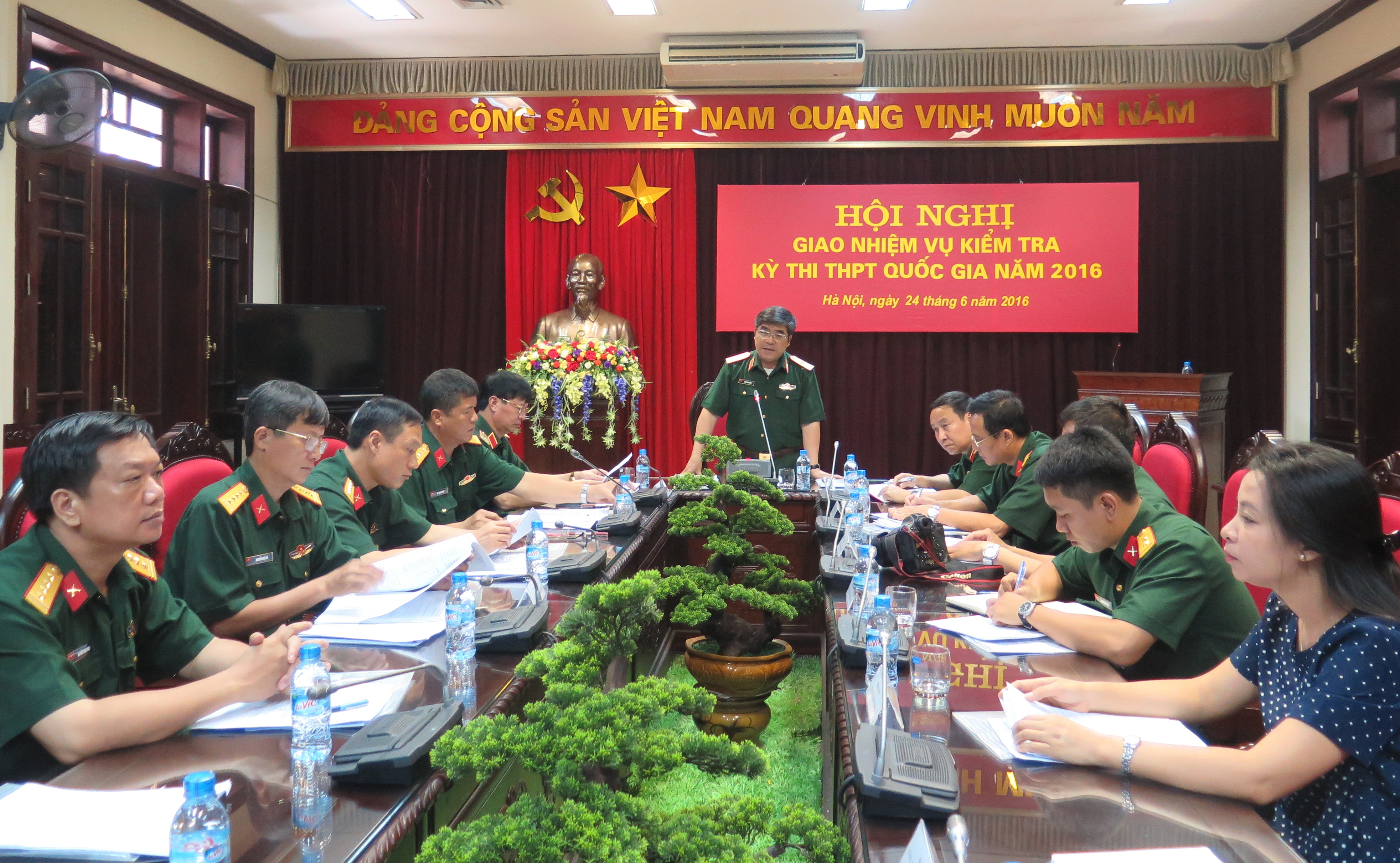 Giao nhiệm vụ kiểm tra kỳ thi THPT Quốc gia trong Quân đội năm 2016