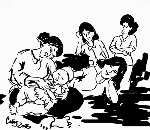 Nhà có ba con gái
