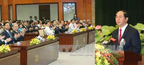 Kỷ niệm trọng thể 40 năm Ngày thành phố Sài Gòn - Gia Định chính thức vinh dự mang tên Chủ tịch Hồ Chí Minh 
