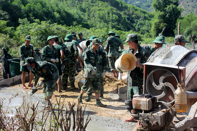 Đoàn Thanh niên BĐBP Đà Nẵng hoàn thành đợt hành quân làm công tác dân vận