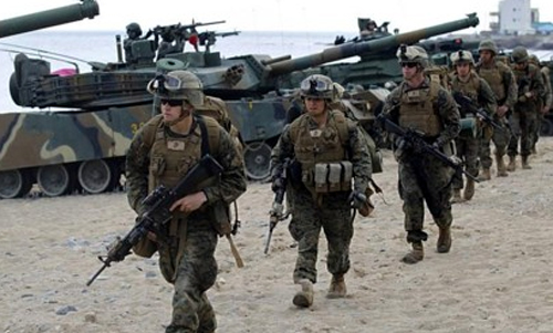 Quân đội Hàn Quốc, Mỹ tiến hành tập trận chung
