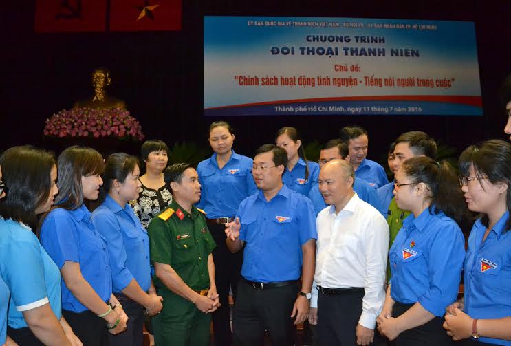 Chương trình Đối thoại thanh niên “Chính sách hoạt động tình nguyện - Tiếng nói người trong cuộc”