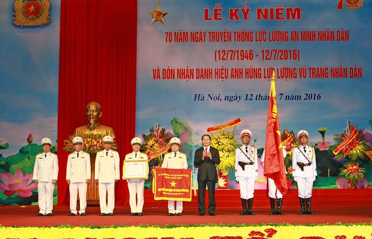 Tổng cục An ninh, Bộ Công an đón nhận danh hiệu Anh hùng lực lượng vũ trang nhân dân