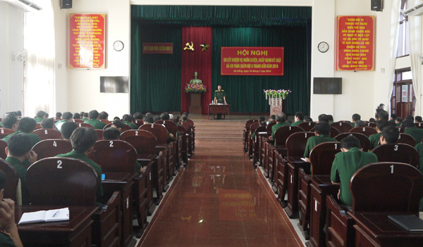 Bộ Tham mưu Quân khu 5 sơ kết 6 tháng đầu năm 2016