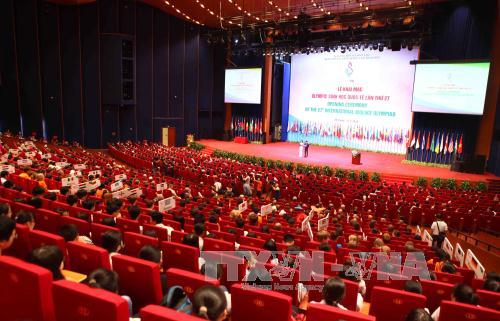 Khai mạc Olympic Sinh học quốc tế lần thứ 27 tại Việt Nam 