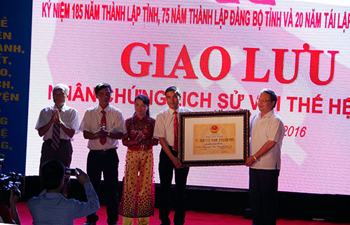 Giao lưu tại nơi ra đời chi bộ Đảng đầu tiên của Hưng Yên