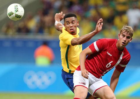 Đội tuyển Ô-lim-pích Bra-xin chậm chạp vào tứ kết